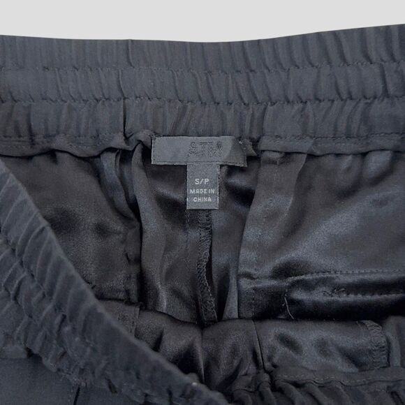 ATM Anthony Thomas Melillo Women's Pants 100% Silk Black Lightweight Size Sm - Picture 3 of 9